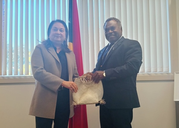 Vanuatu High Commissioner Pays Courtesy Call on Ambassador of Timor-Leste