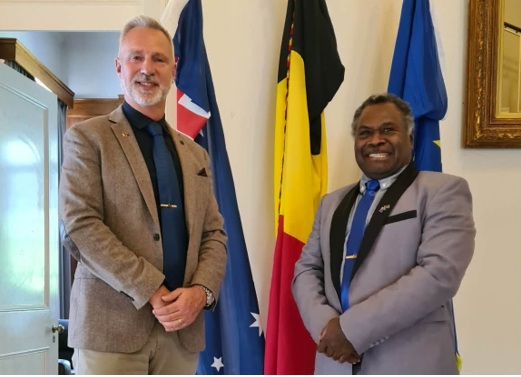 Vanuatu High Commissioner Jimmy Nipo Meets Belgian Ambassador to Strengthen Cooperation