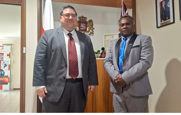 Vanuatu High Commissioner Meets with Georgia’s Charge d’Affaires
